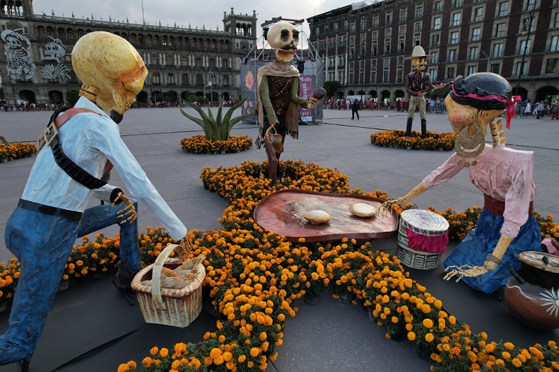 Ofrenda monumental del Zócalo